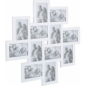 my home Bilderrahmen Collage »Family, weiss«, Fotorahmen, Bildformat 10x15 cm Weiss Größe