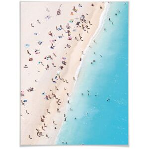 Wall-Art Poster »Strand Zakynthos«, Strand, (1 St.), Poster ohne Bilderrahmen bunt Größe