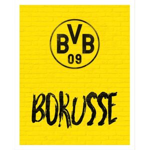 Wall-Art Poster »BVB Borusse Fussball Deko«, (Set), Poster ohne Bilderrahmen gelb/schwarz Größe