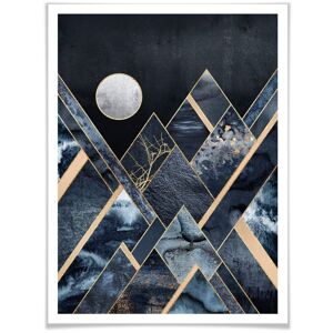 Wall-Art Poster »Nachthimmel«, Himmel, (1 St.), Poster ohne Bilderrahmen bunt Größe