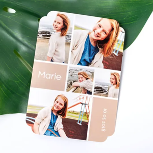 smartphoto Grusskarte - Runde Ecken Hochformat zum Muttertag