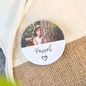 smartphoto Foto-Button gross - 4 Stk. zur Hochzeit