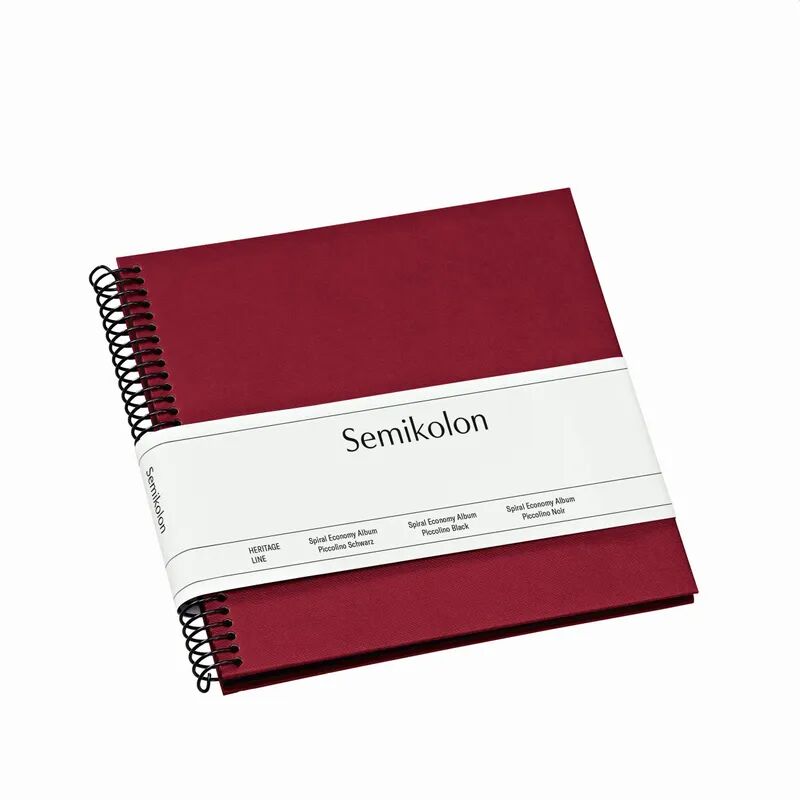 Semikolon Spiral Piccolino black burgundy