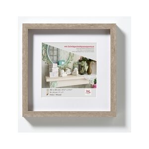 Walther Design walther + design Stockholm 3D Holz Bilderrahmen 40x40 cm GRAU