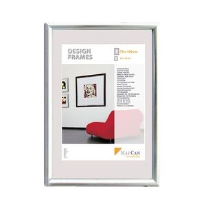 The Wall Kunststoff Bilderrahmen Design Frames silber, 61 x 91,5 cm