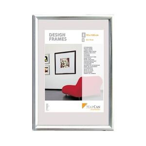 The Wall Kunststoff Bilderrahmen Design Frames silber, 40 x 50 cm