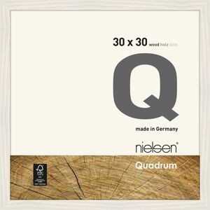 Nielsen Design Quadrum Holz-Bilderrahmen - weiß - Rahmen: 32,2 x 32,2 cm - für Bilder bis 30 x 30 cm