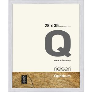 Nielsen Design Quadrum Holz-Bilderrahmen - schneeweiß - Rahmen: 30,2 x 37,2 cm - für Bilder bis 28 x 35 cm