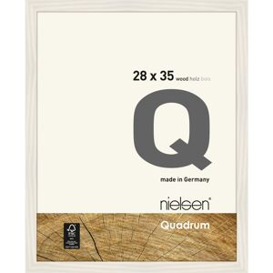 Nielsen Design Quadrum Holz-Bilderrahmen - weiß - Rahmen: 30,2 x 37,2 cm - für Bilder bis 28 x 35 cm