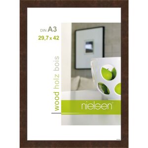 Nielsen Design Essential Holz-Bilderrahmen - palisander - Rahmen: 33,3 x 45,6 cm - für Bilder bis 29,7 x 42 cm