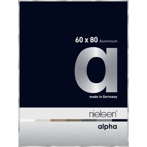 Nielsen Design Nielsen Alpha Aluminium-Bilderrahmen - silberfarben - Rahmen: 60,9 x 80,9 cm - für Bilder bis 60 x 80 cm