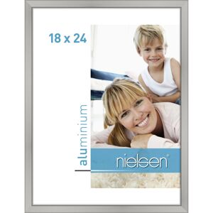 Nielsen Design Nielsen Classic Aluminium-Bilderrahmen - silberfarben matt - Rahmen: 18,8 x 24,8 cm - für Bilder bis 18 x 24 cm