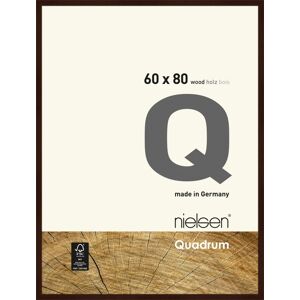 Nielsen Design Quadrum Holz-Bilderrahmen - Wengé - Rahmen: 62,2 x 82,2 cm - für Bilder bis 60 x 80 cm