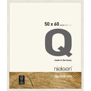 Nielsen Design Quadrum Holz-Bilderrahmen - weiß - Rahmen: 52,2 x 62,2 cm - für Bilder bis 50 x 60 cm