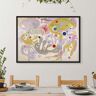 Bild mit Rahmen Kunstdruck - Querformat Wassily Kandinsky - Launische Formen