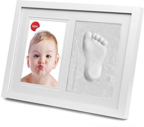 Balvi fotorahmen Star Baby 50 x 19 cm Holz weiß 2 teilig