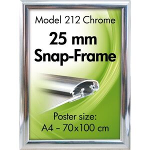 DSI Alu Plakatramme, Snap-Frame, A2, Krom