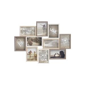 Nielsen Design Collage-ramme til 10 fotos 10x15, træ (8999345)