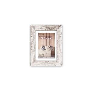ZEP Nelson 6, Enkelt billedramme, Træ, Brun, Hvid, Væg, 30 x 45 cm, Rektangulær