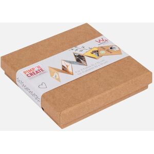 Walther Pac Leporello-Box Brun - 11 Billeder I 10x10 Cm