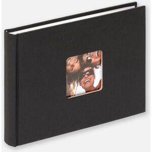 Walther Fun Album Sort - 22x16 Cm (40 Hvide Sider / 20 Blade)