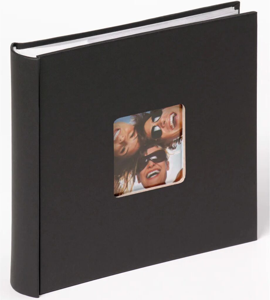 Walther Design fotoalbum Fun Memo 10x15 cm 200 billeder sort