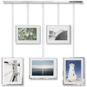 Umbra - Exhibit Cadre photo, jeu de 5, chrome