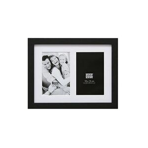 Deknudt Frames S66KA2 Cadre Photo pour 2 Photos Vertical Noir 13 x 18 cm - Publicité