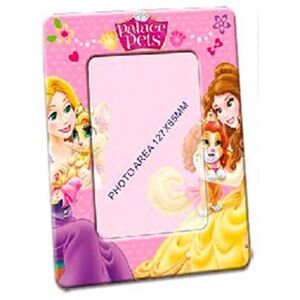 Disney [R3062] - Cadre Photo métal 'Princesses Disney' rose - 19x15 cm- photo 13x9 cm - Publicité