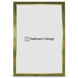 Stallmann Design Stallmann My Frames Cadre Photo en Bois MDF Noir 10 x 15 cm 80 x 100 cm Gold Gewischt - Publicité