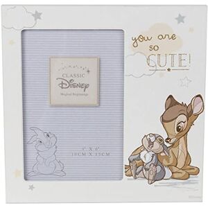 Disney Magical Beginnings 10cm x 15cm MDF Photo Frame Bambi & Thumper DI410 - Publicité