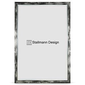 Stallmann Design Stallmann My Frames Cadre Photo en Bois MDF Noir 10 x 15 cm 70 x 90 cm Schwarz Gewischt - Publicité