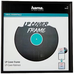 Hama Cadre pour Vinyles (pour pochette de 33 tours, aluminium, 31,5 x 31,5 cm) Noir - Publicité