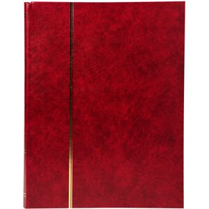 Exacompta Album de timbres simili-cuir 32 pages noires - 22,5x30,5 cm - Rouge - Publicité