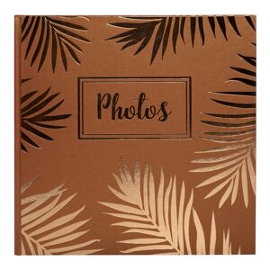 Exacompta Album photos livre 30 pages noires - Format 25x25cm - PALMA - Or - Lot de 2 Rouge