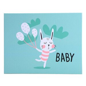 Exacompta Album photos livre 30 pages blanches - Format 28,5x22cm - BABY - Vert