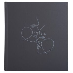 Exacompta Album photo livre 60 pages noires Art - Noir Bleu