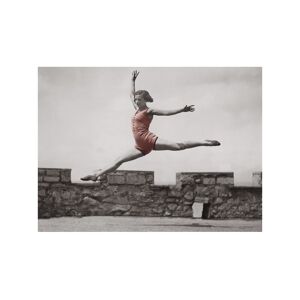 Kelepoq Photo ancienne couleur danse n°01 cadre noir 40x60cm