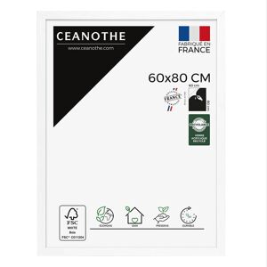 Ceanothe Cadre photo blanc 60x80 cm bois reconstitue fsc