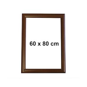 Edimeta Cadre Clic-Clac 60 x 80 cm finition Bois Noyer