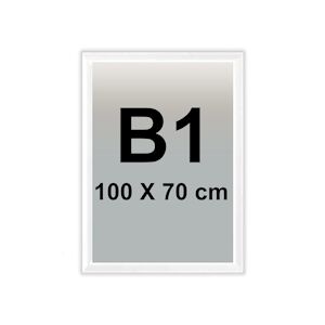 Edimeta Cadre Clic-Clac B1 (100 X 70 cm) Blanc