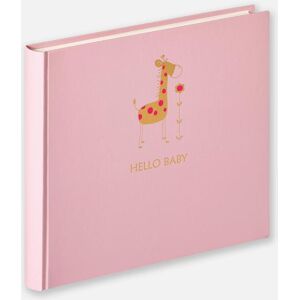 Walther Hello Album bebe Rose - 25x28 cm (50 pages blanches / 25 feuilles)