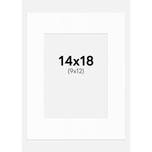 Galleri 1 Passe-partout Canson Blanc (noyau blanc) 14x18 cm (9x12) - Publicité