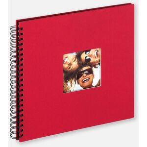 Walther Fun Album spirale Rouge - 30x30 cm (50 pages noires / 25 feuilles)