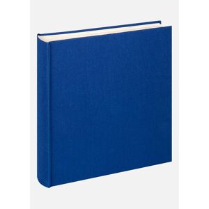Walther Cloth Album Bleu - 28x29 cm (100 Pages blanches / 50 Feuilles)
