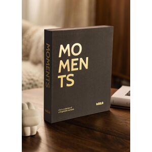 KAILA MOMENTS Black - Coffee Table Photo Album (60 Pages Noires)