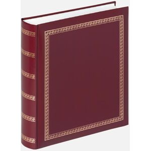 Walther Beautiful Album Rouge - 26,2x30,8 cm (100 Pages blanches / 50 Feuilles)