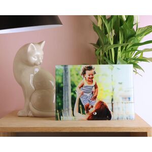 Cadeaux.com Cadre photo en verre Personnalisable