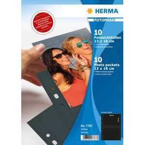 HERMA Fotophan 13X18cm Noir (10 feuillets)