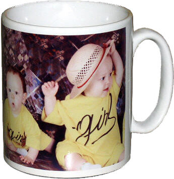 FotoCompil Mug photo Blanc personnalisé